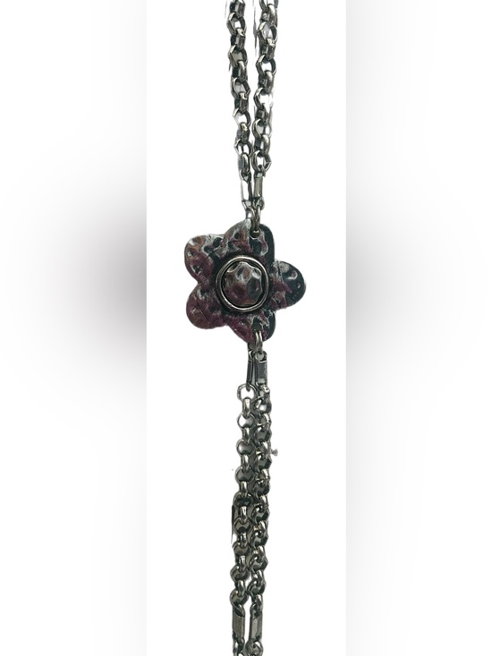 Silver Chain Link Necklace with Lobster Clasp New with Tag Deadstock main image 6